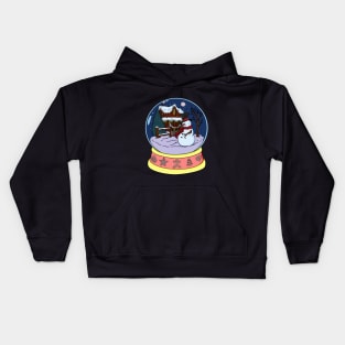 snow globe Kids Hoodie